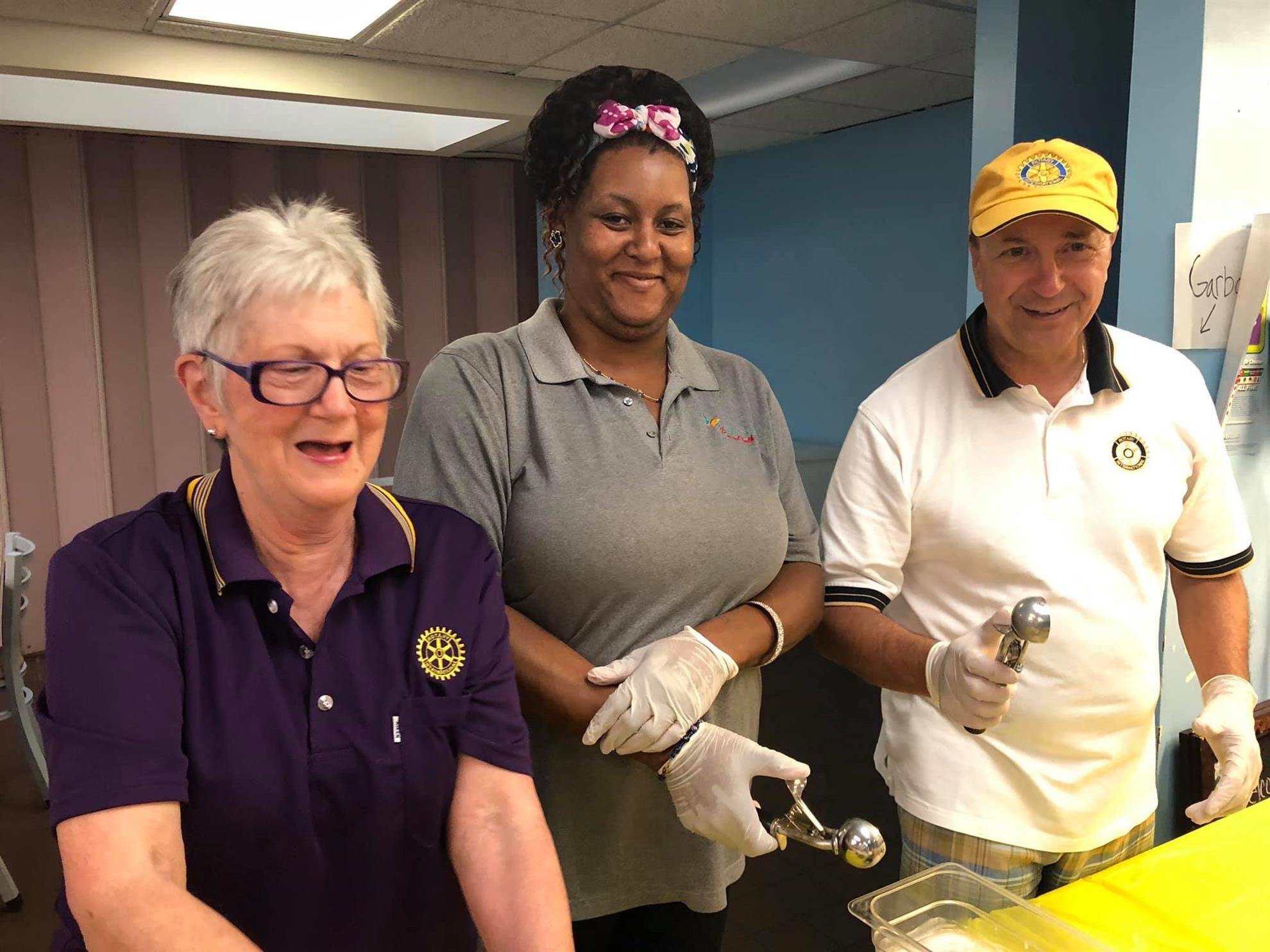 Chester Rotary Builds Cornhole Boards for Jackson Feild Youth Rotary